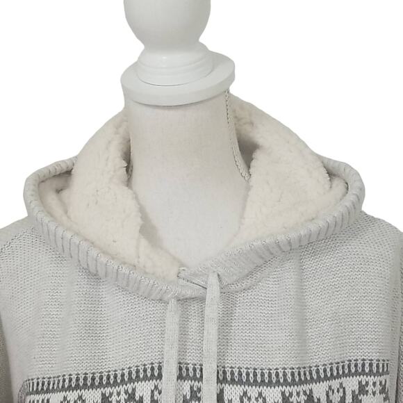 New Hooded Knit Sweater - Picture 3 of 8